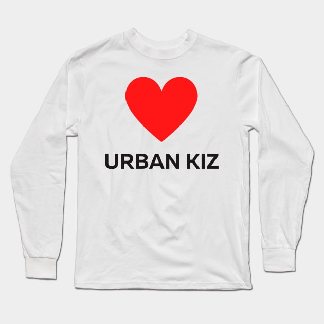 Urban Kiz Social Dance Kizomba Design Long Sleeve T-Shirt by Liniskop